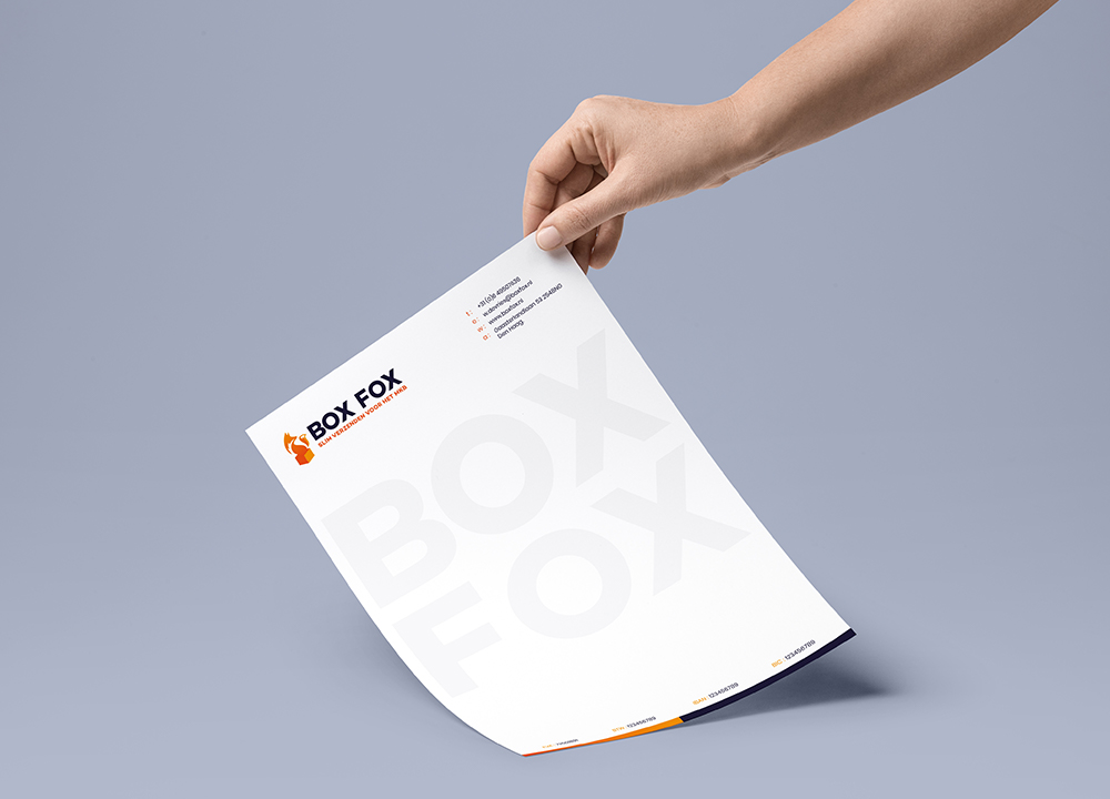 Briefpapier ontwerp van Boxfox