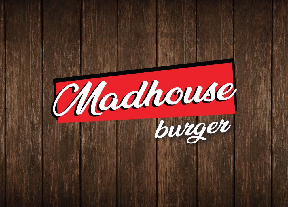 Logo ontwerp van Madhouse burger