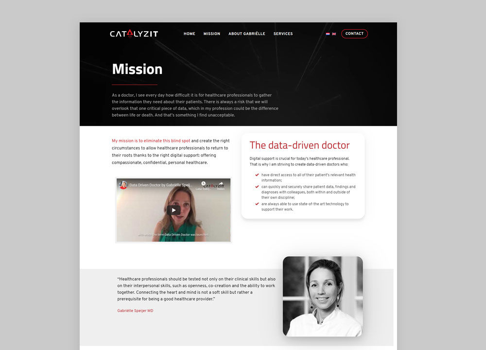 Website ontwerp CatalyzIT #3